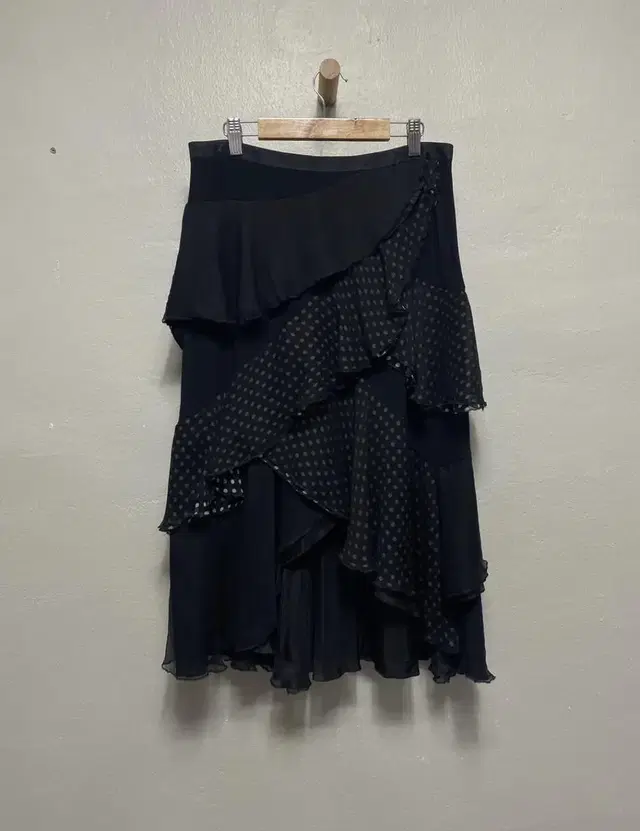 lssey Miyake 플리츠 도트 디자인 스커트