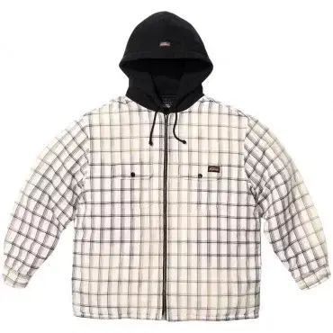 Supreme Dickies Plaid Hooded Zip-Up ShirtFW23 Supreme Hooded Zip-UpM