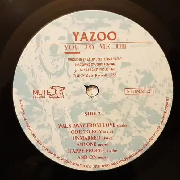 수입반/Yazoo - You and Me Both LP