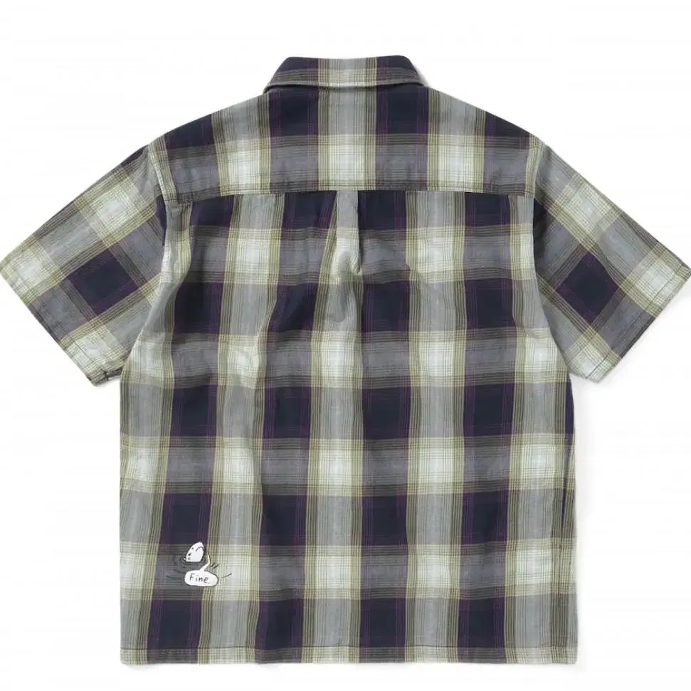 디네댓 반팔 체크셔츠 (Ombre Plaid S/S Shirt)