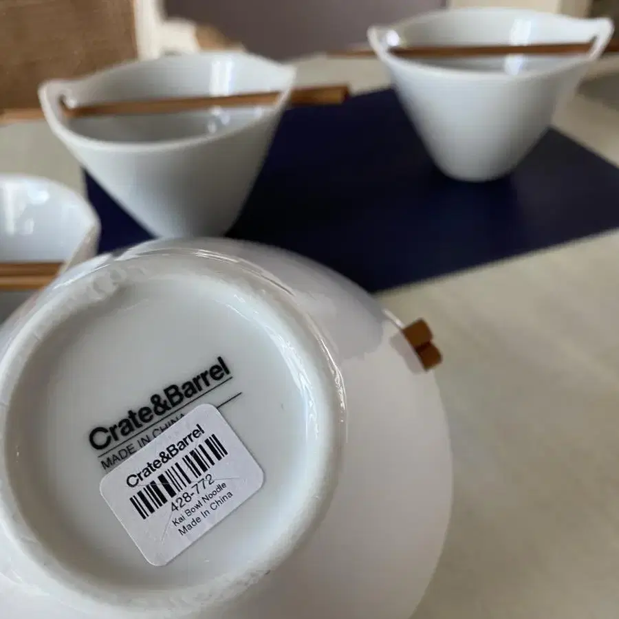 크래이트앤베럴 Crate&Barrel. 젓가락포함 누들볼 4개