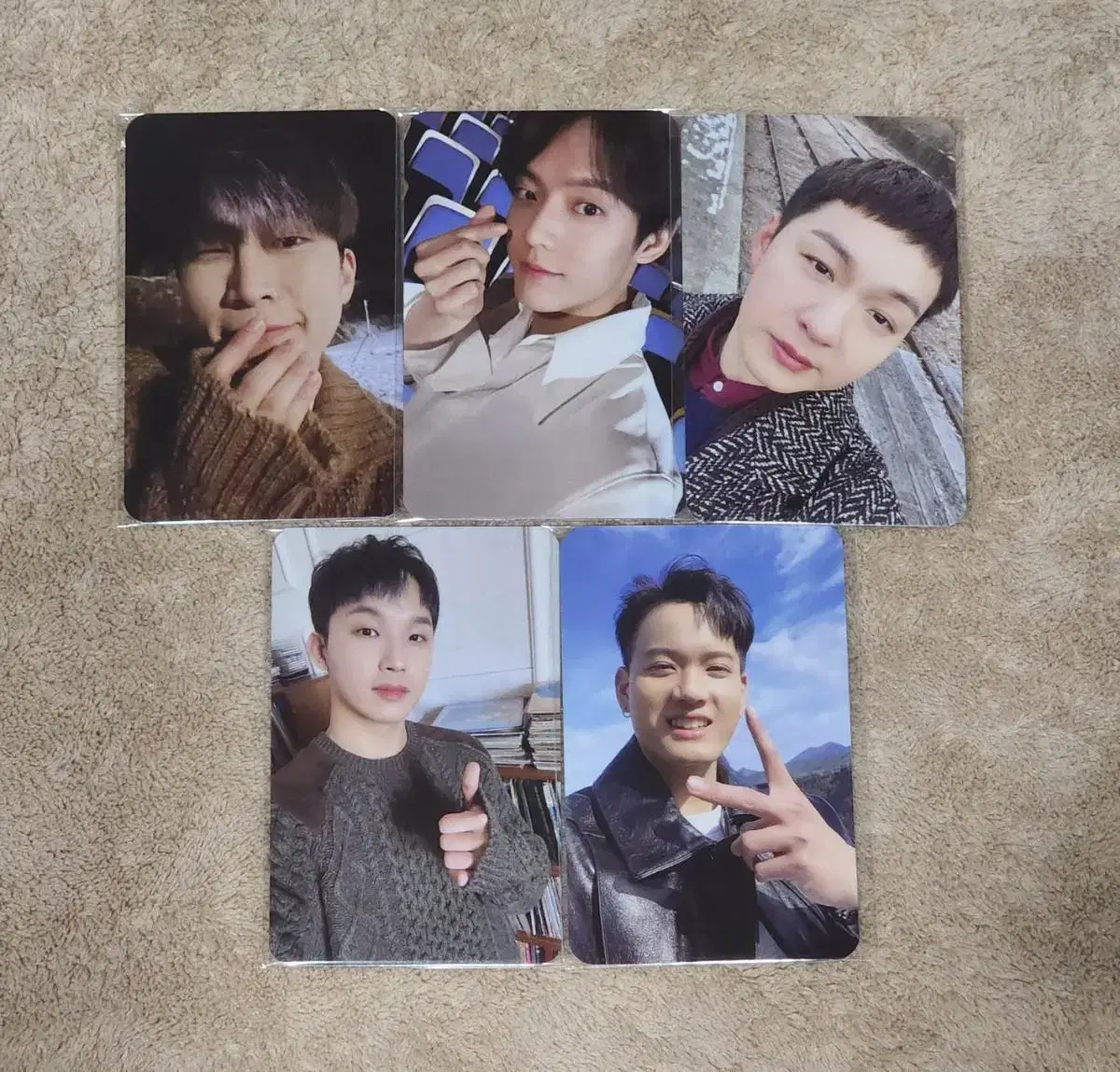 btob btob 비투게더 미화당 unreleased photocard wts photocard broadcast lee changsub lim hyunsik yook sungjae