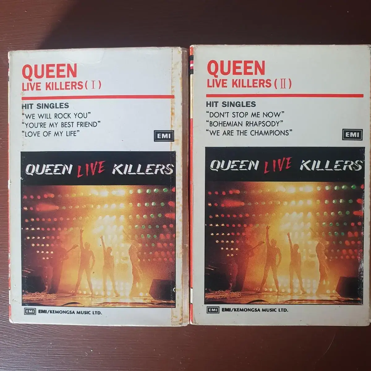 QUEEN - LIVE KILLERS 카세트테이프 2장