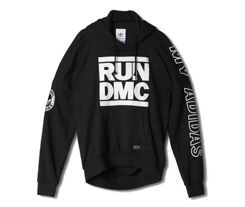 아디다스 , RUN DMC 후드 블랙 95 사이즈 M64462