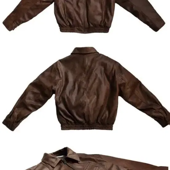 parkssy 팍시 Faux Leather Bomber Jacket