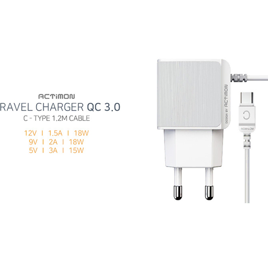 (새상품) 액티몬 C타입 고속충전기 QC3.0