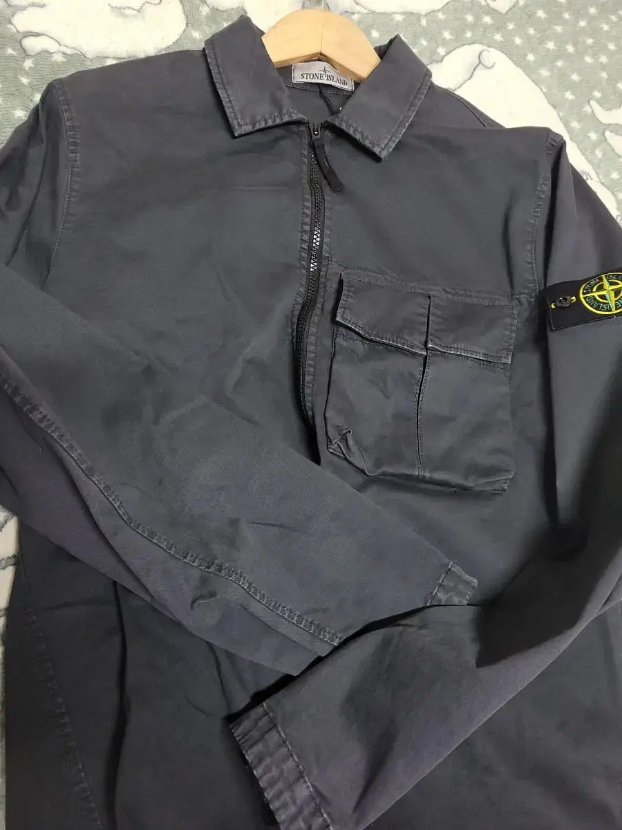 Stone Island Garmentide Overshirt Steel Grey M New