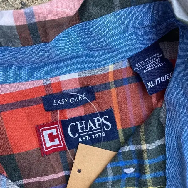 90's chaps Ralph Lauren plaid 체크셔츠