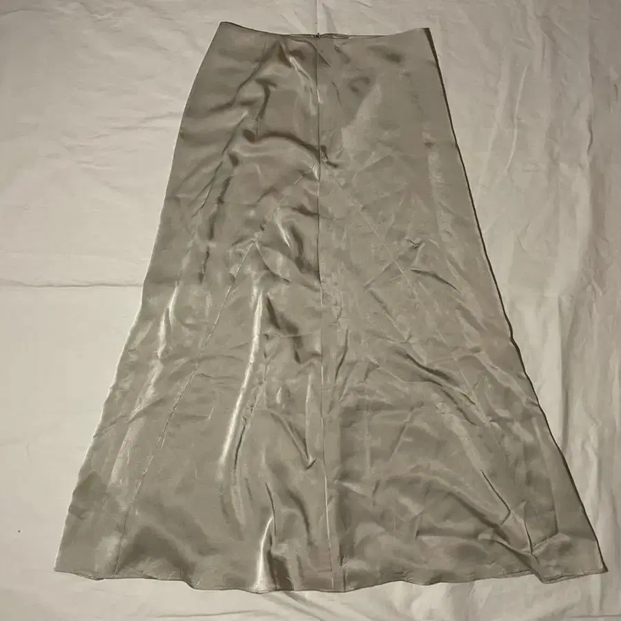 vintage silver long skirt