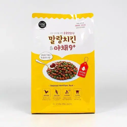 뉴알엑스 말랑 치킨&야채9+ / 치킨&고구마 900g