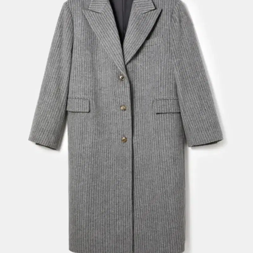 에스이오 코트 seo GRAY STRIPE SINGLE COAT(새상품)