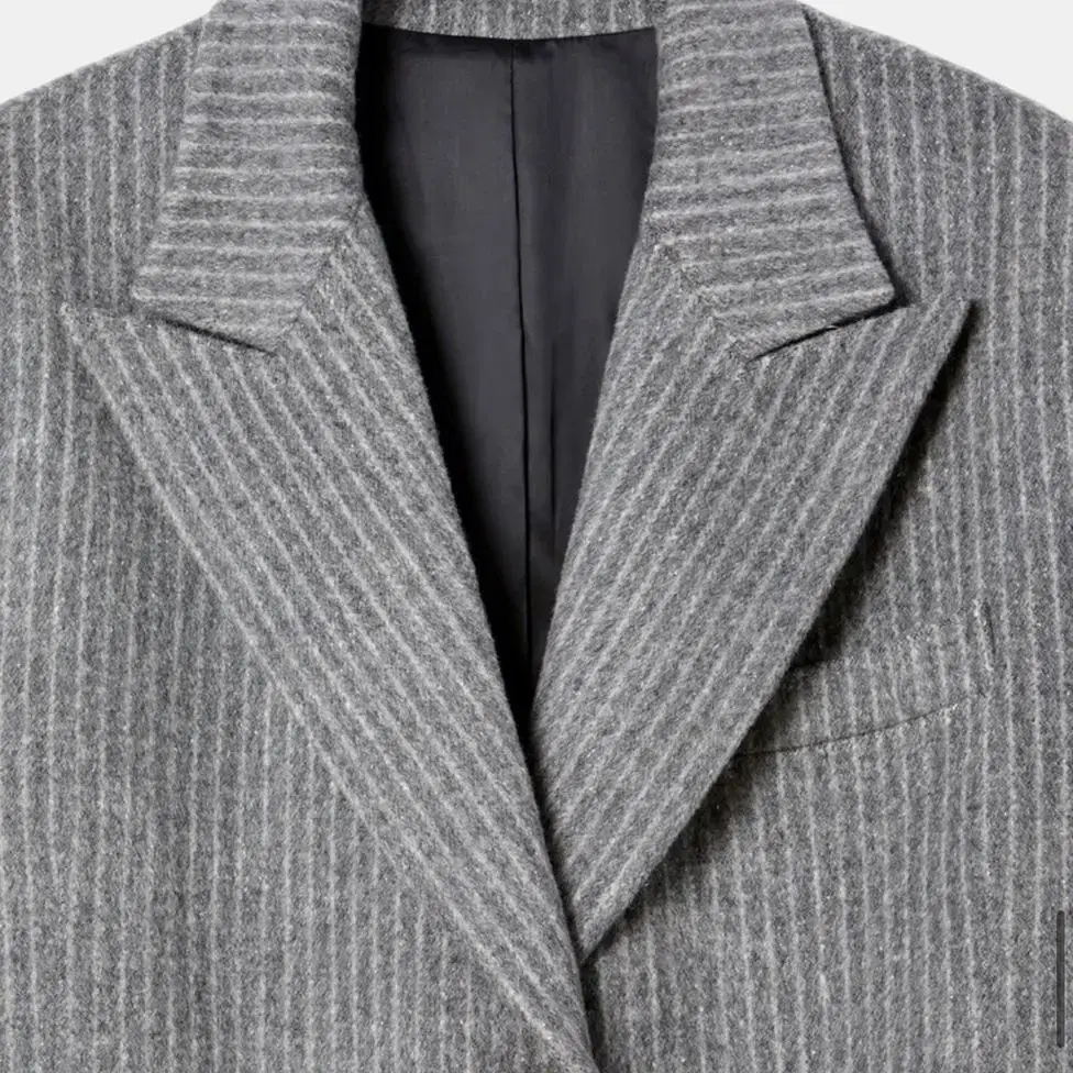 에스이오 코트 seo GRAY STRIPE SINGLE COAT(새상품)