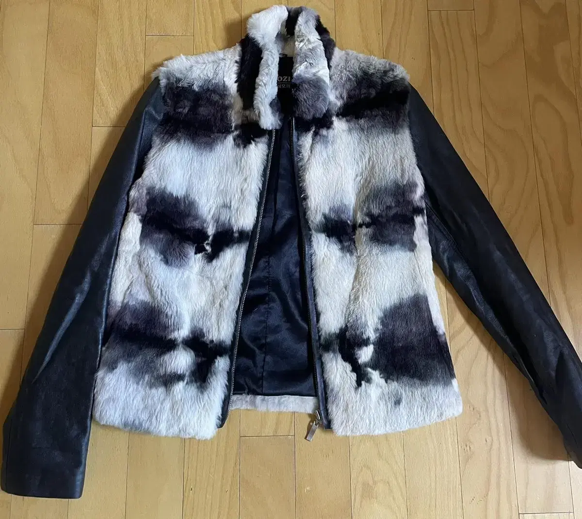 Rock chic fur rider jacket y2k punk grunge shizzy