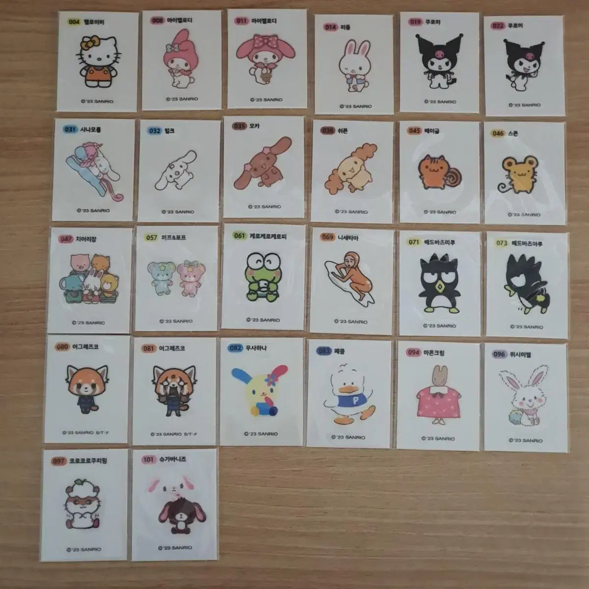 Sanrio BandBusseal unsealed Bulk without duplicates