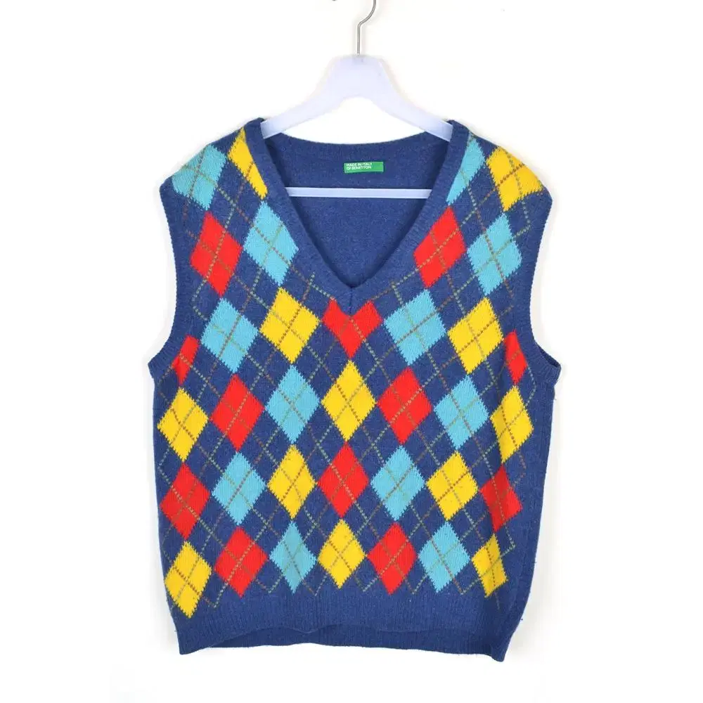 Benetton/Knitted vest/Women'sM/Wool/vest/NG10006