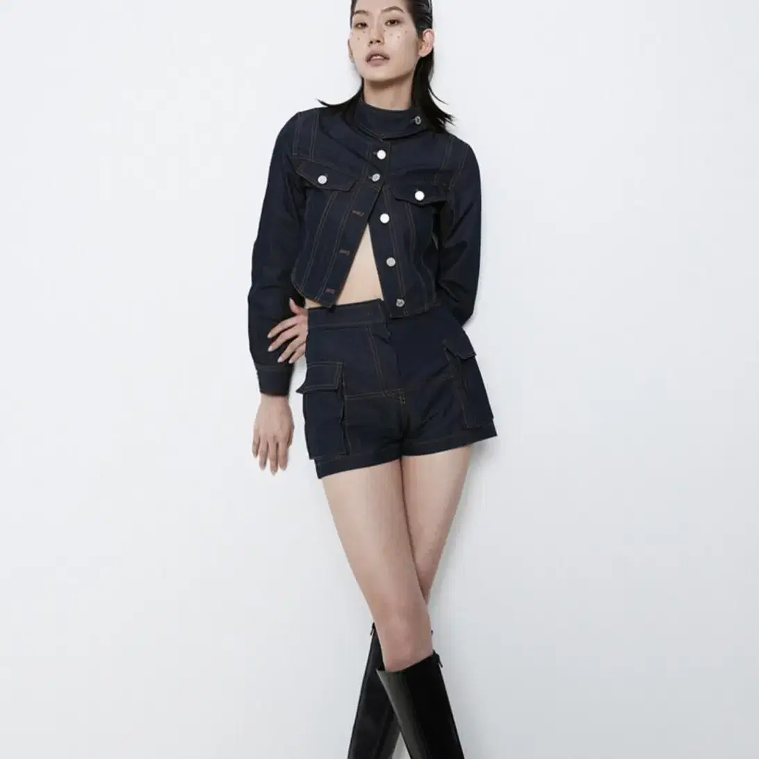 Hae by haekim corset crop jacket