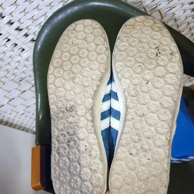 adidas 아디다스 가젤OG 블루화이트 265mm