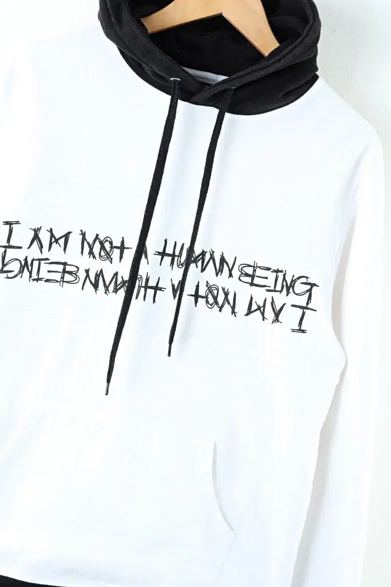 (M) Ain't No Human Being Hoodie Old School Unique Printing