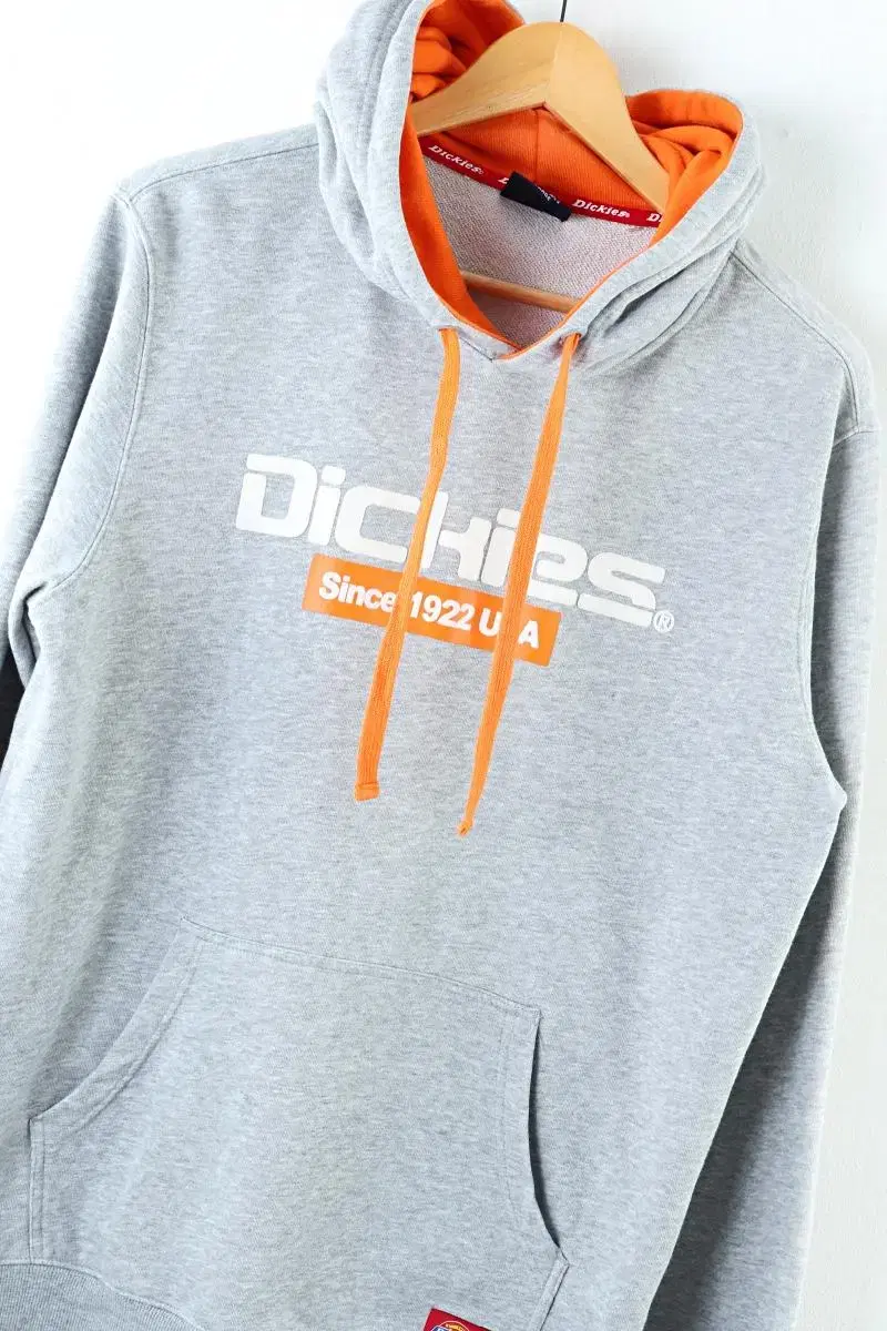 (L) Dickies Hoodie Unique Gray EO Vintage