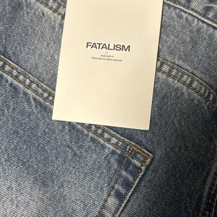 Fatalism #0344 와이드핏 데님팬츠