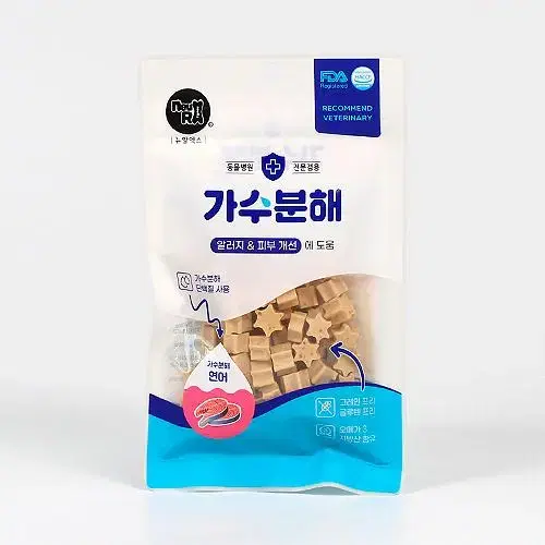 뉴알엑스 가수분해 크릴새우/연어/닭고기 100g 강아지 간식