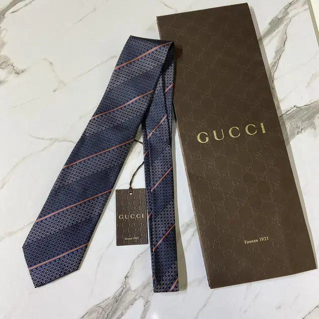 (새상품) 구찌(GUCCI) GG모노그램 정품 명품넥타이