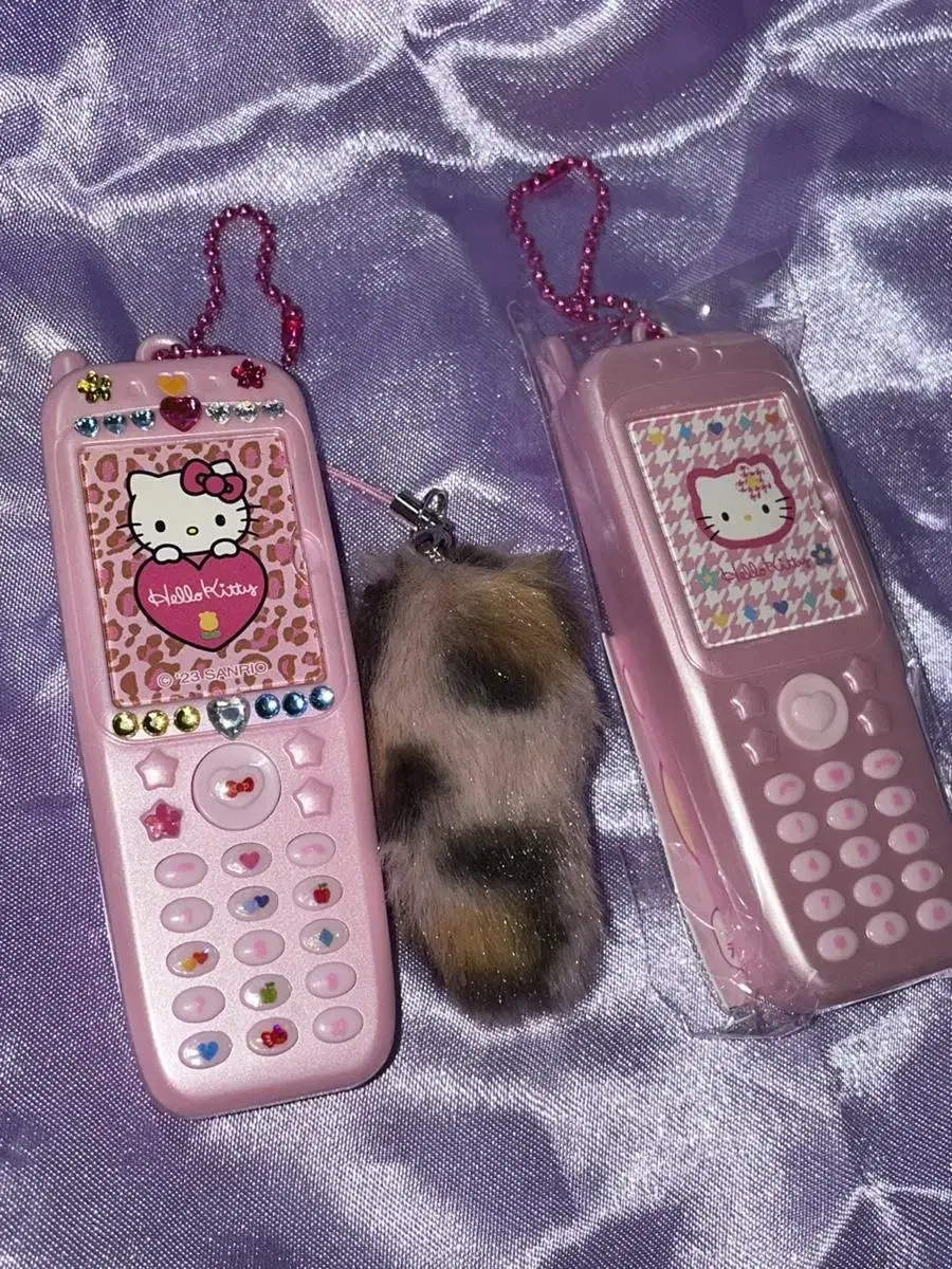 -Hello Kitty- Sanrio Kaohana Heisei Photo Holder Kogyaru 2nd Feature Phone Retro