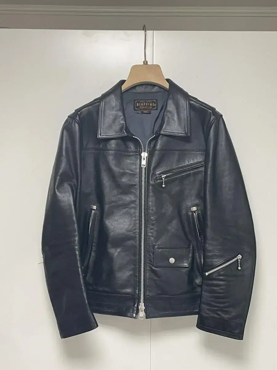 Diaphanous Roger Leather Jacket size S