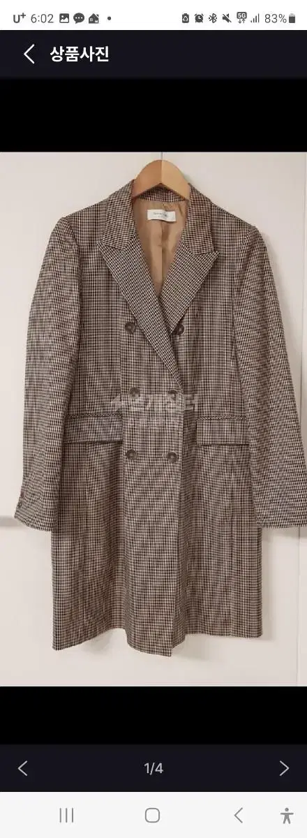 Kenneth's Lady Check gaeul Long Jacket/66New