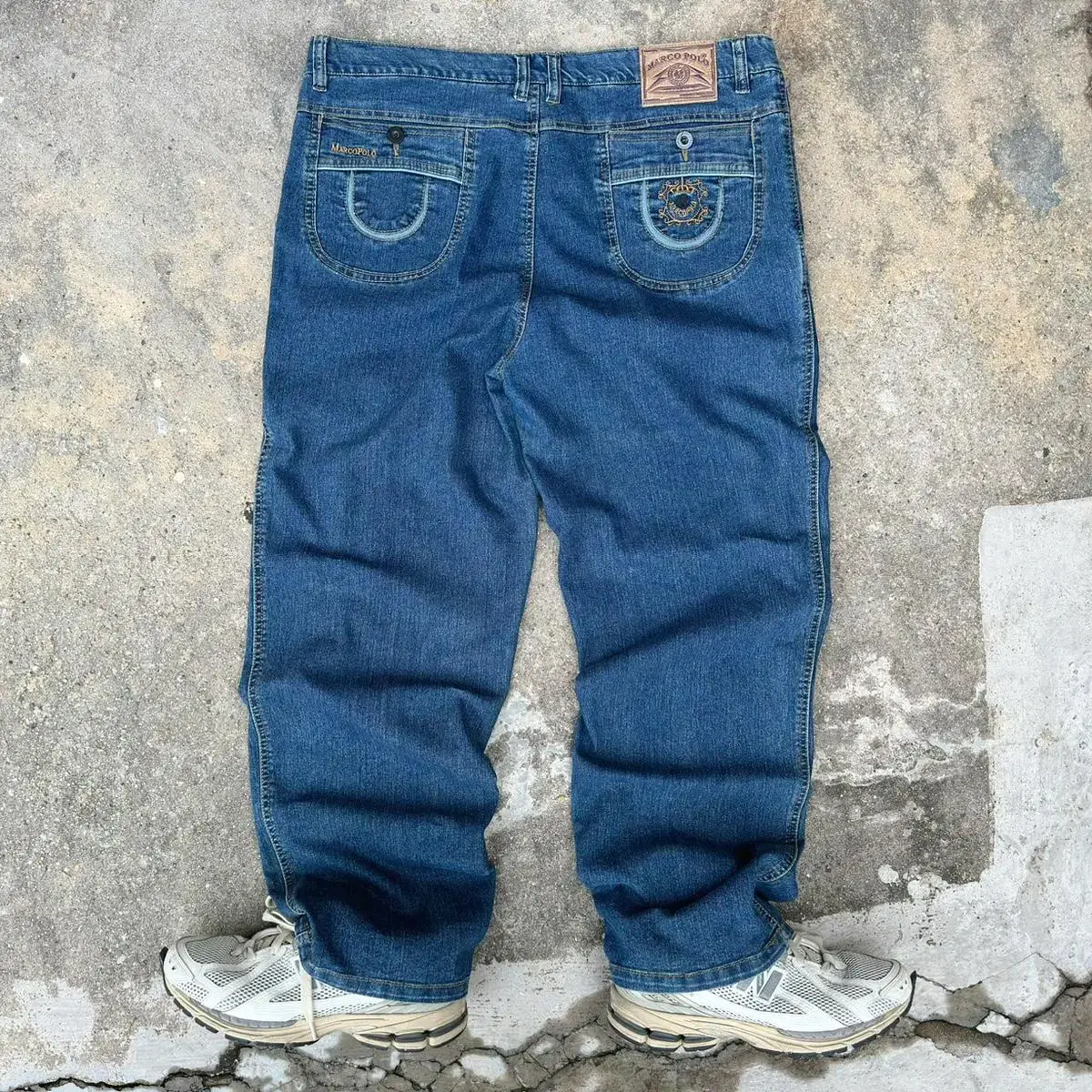 [39] Marco Polo embroidered denim jin