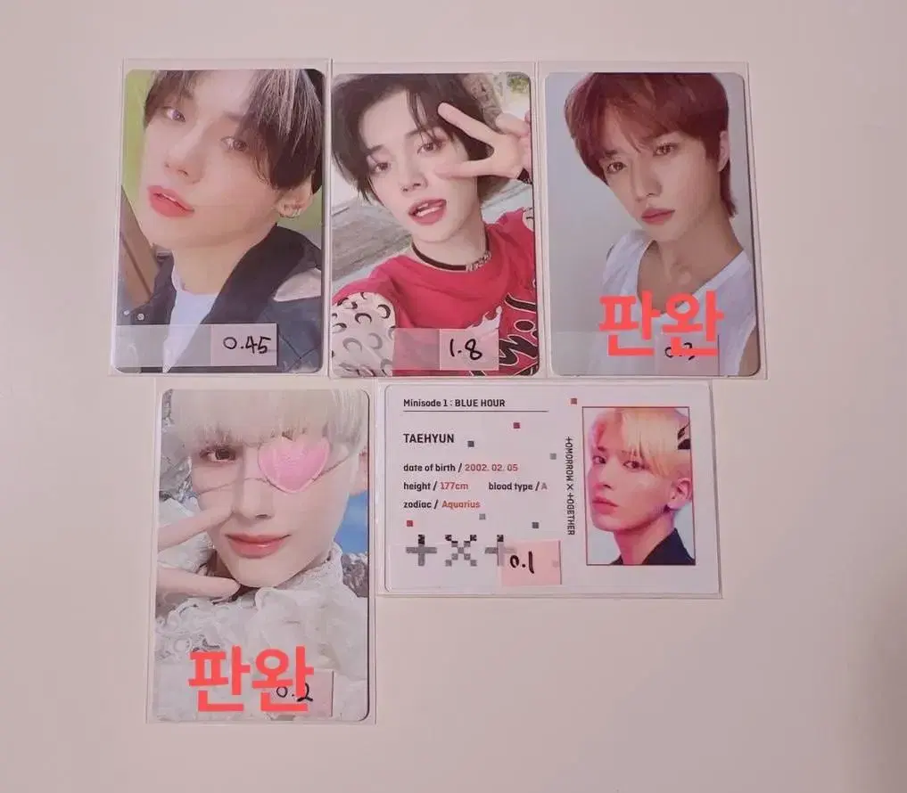 Tubatu TXT photocard yeonjun soobin beomgyu taehyun hueningkai escapeyeonjun