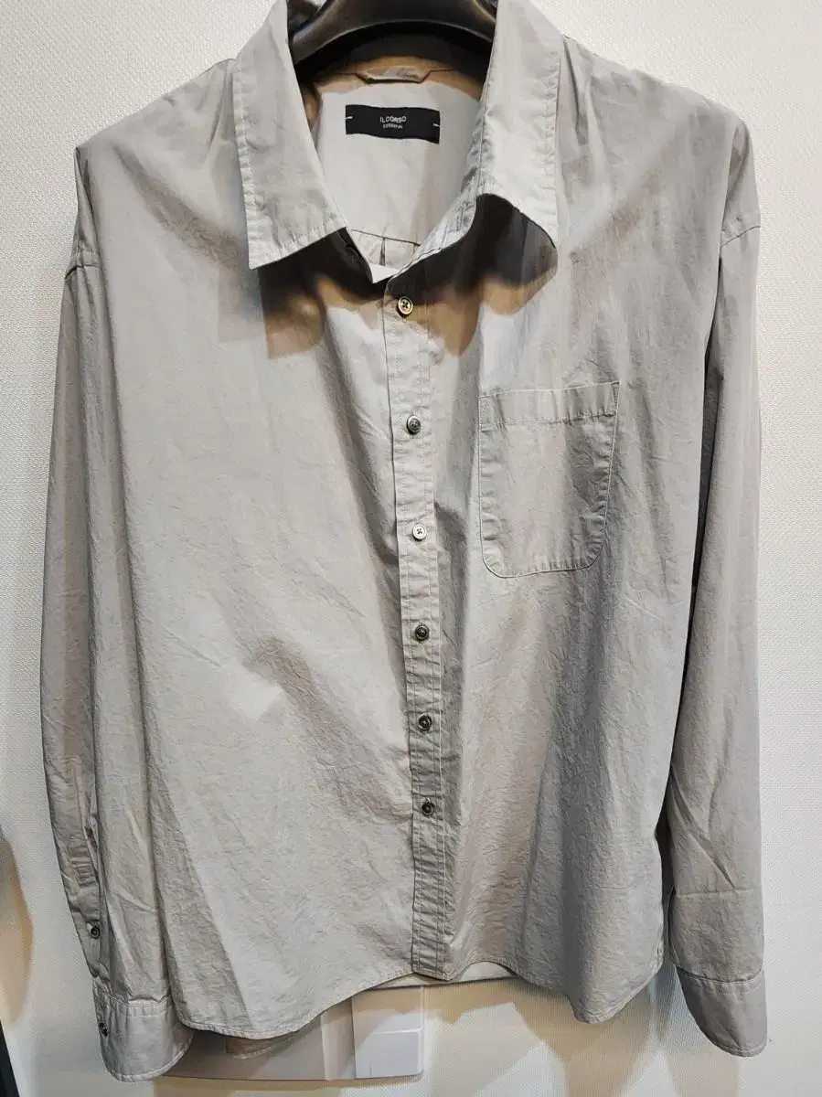 Ilkorso Light Grey Essential Comfort Shirt100 size