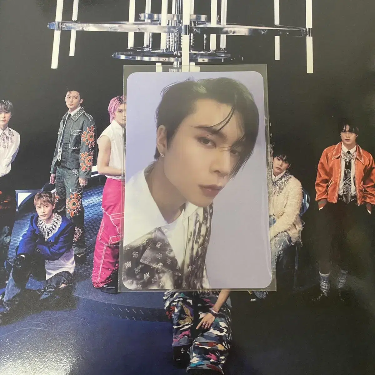 NCT 127 johnny Fact Check photobook Chandelier Version photocard WTS