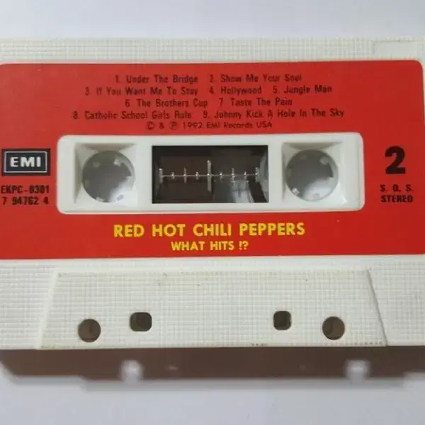 RED HOT CHILI PEPERS - WHAT HITS 카세트테이프