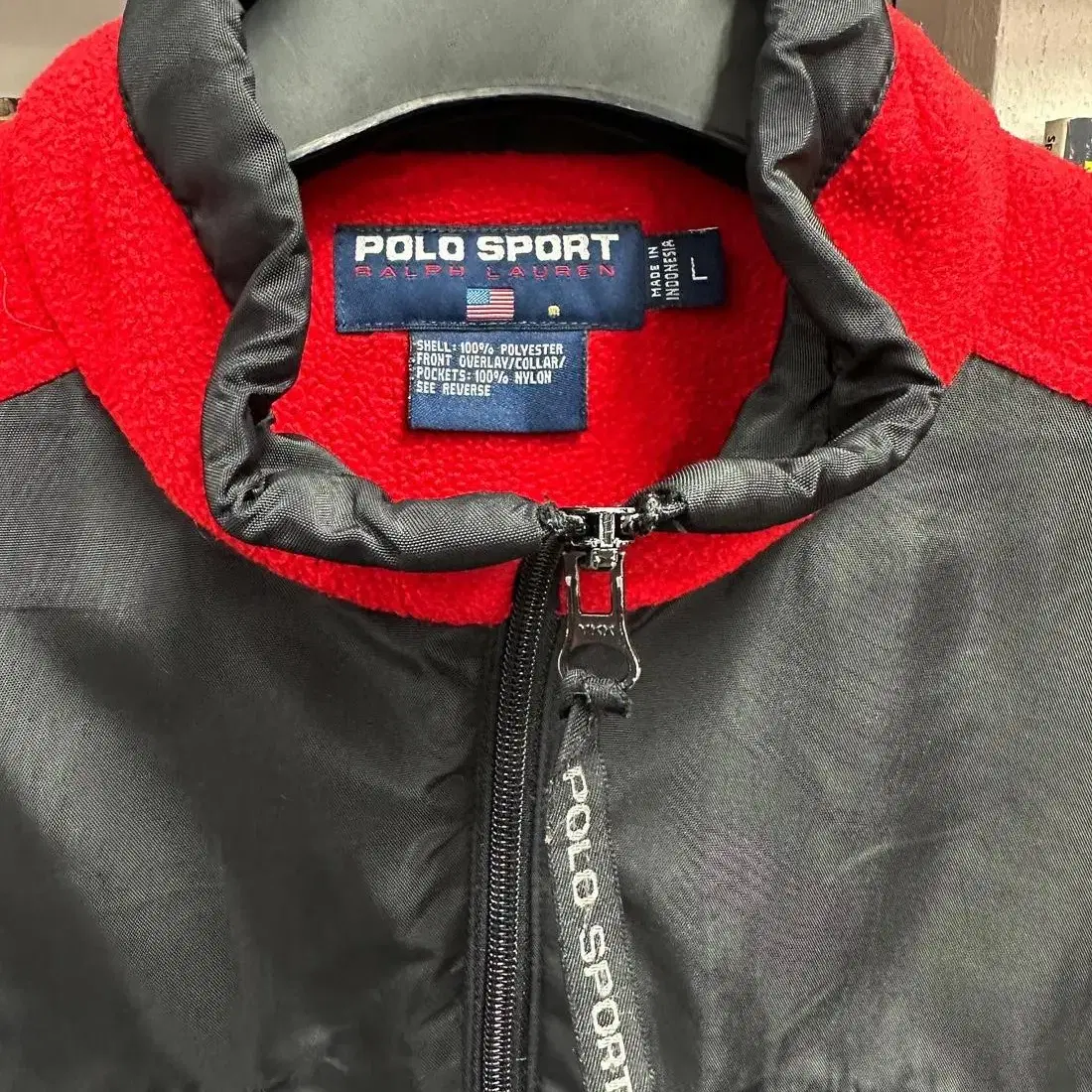 90s polo sport nylon fleece jk 폴로스포츠