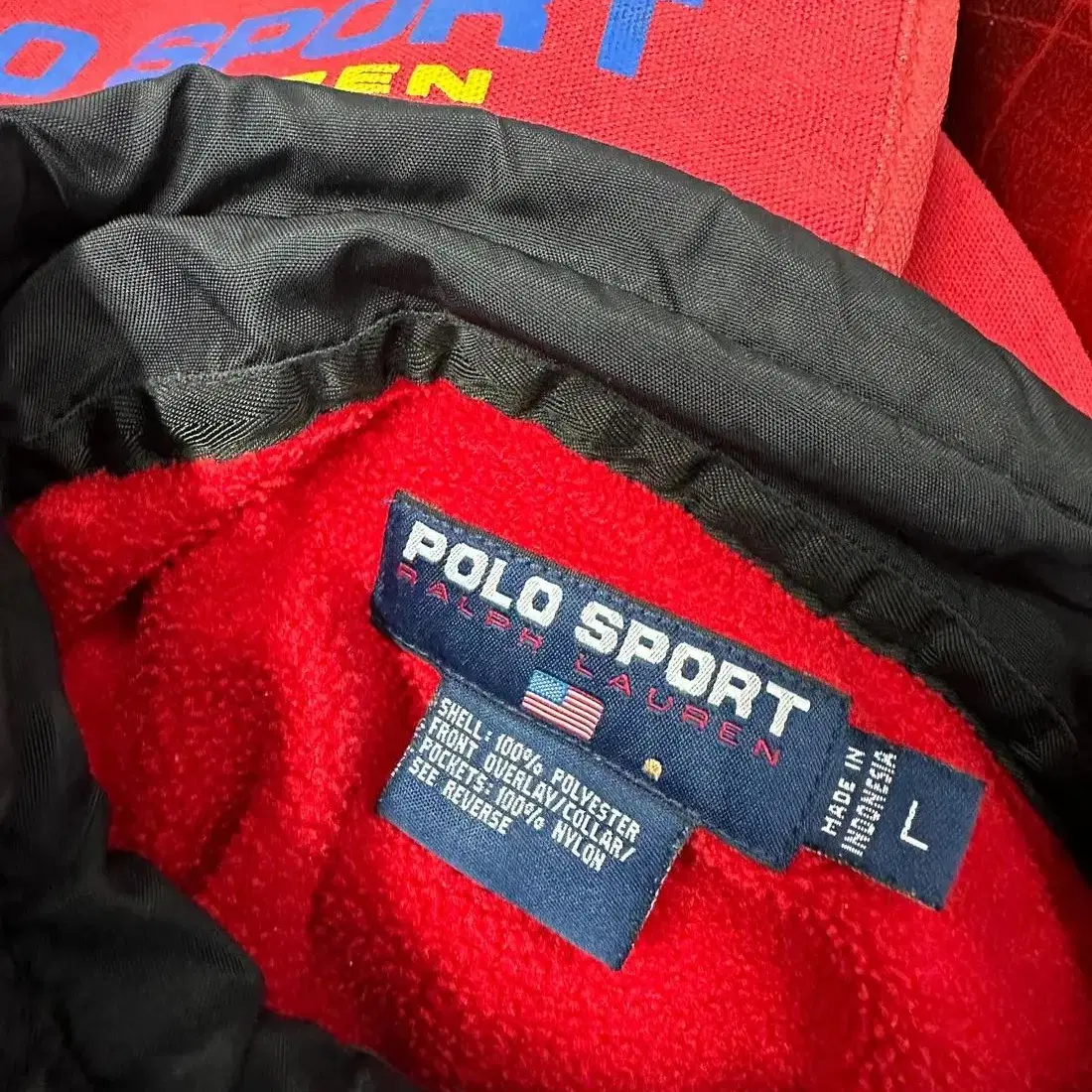 90s polo sport nylon fleece jk 폴로스포츠