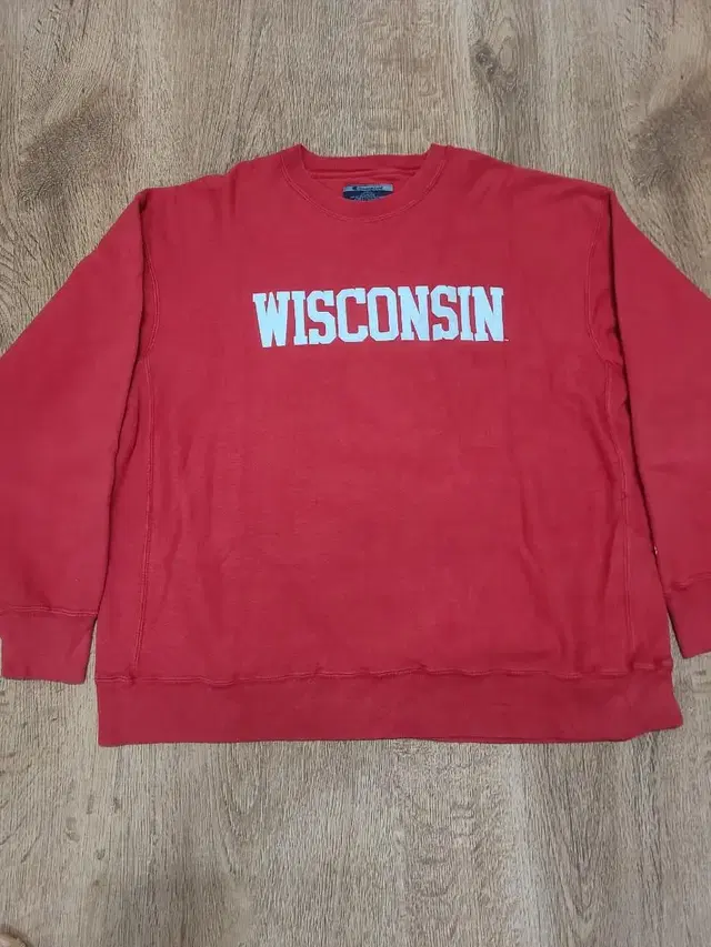 90s champion 챔피온 리버스위브 'WISCONSIN' 스웻 셔츠