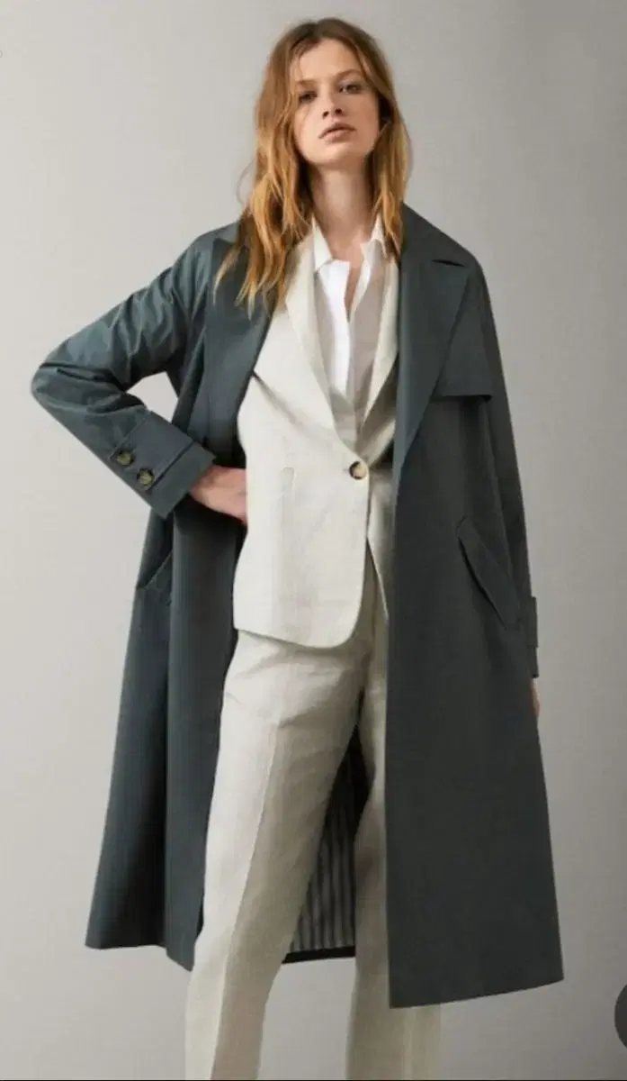 Massimo Dutti Trench Coat XS