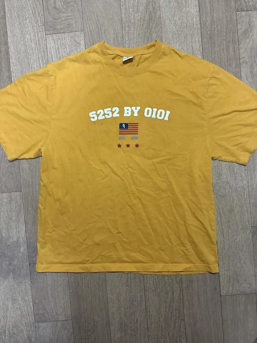 [F(M)] OiOi Mustard Short Sleeve T-shirt