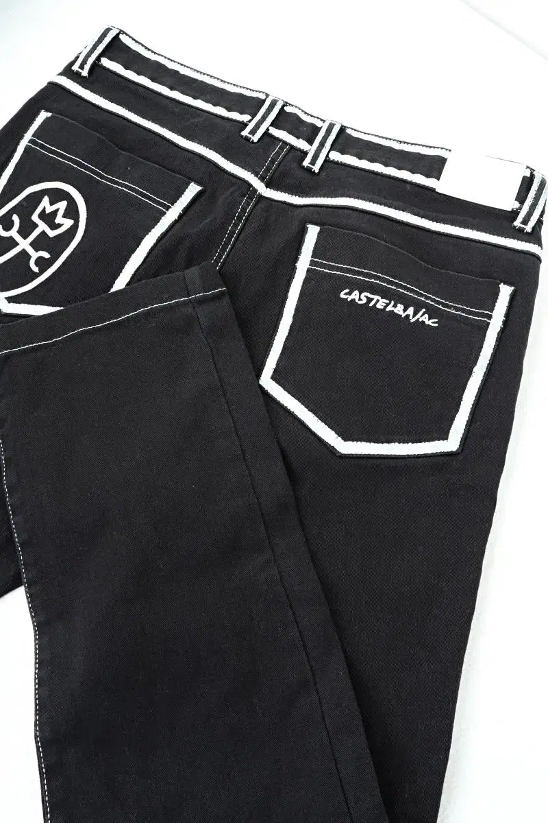 (M) Castelbajac Jeans Denim Black Old School Limited Edition