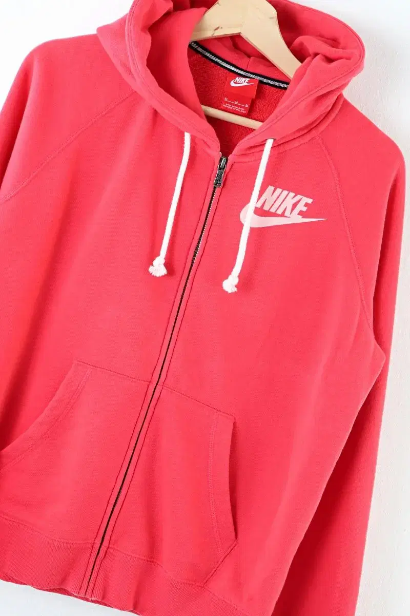 (M) Nike Hoodie Zip Up Old School Big Logo Iovintage