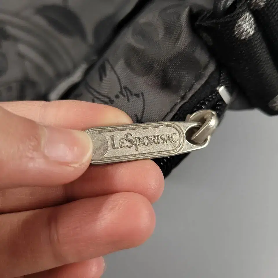 LESPORTSAC 레스포색 레스포삭 카키그레이 엔틱 스쿨 유니콘 로즈