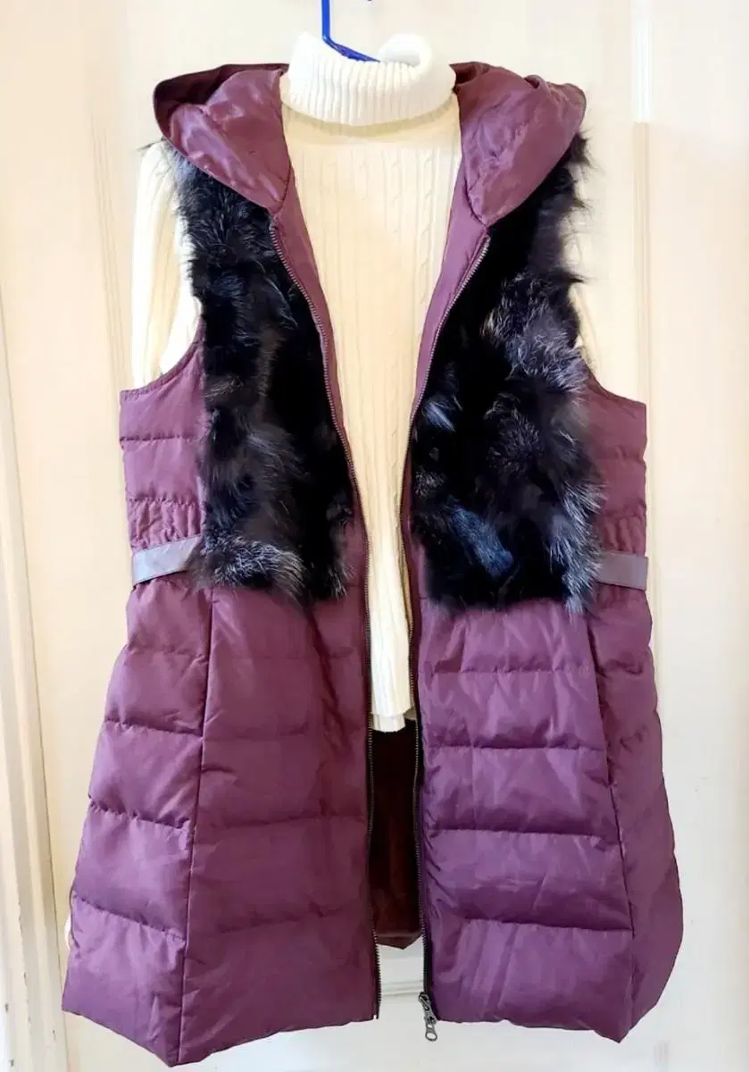 CrocodileLady ] Down Vest Hooded Vest