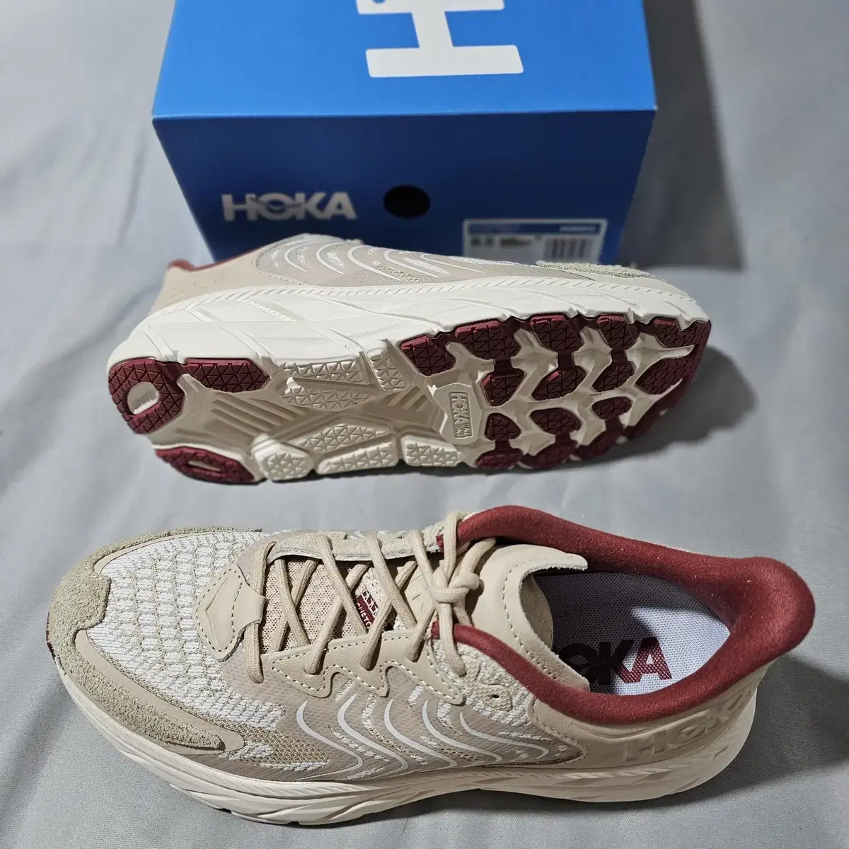 (265) HOKA CLIFTON LS SHIFTING SAND-RUST