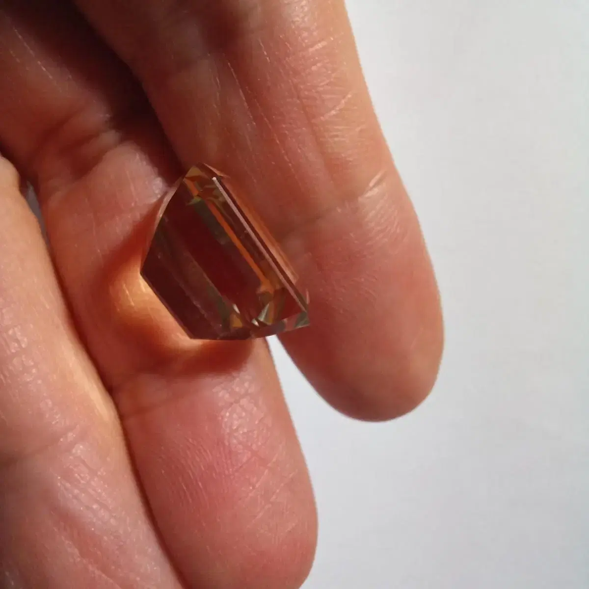 천연사각 레몬쿼츠 15.5ct