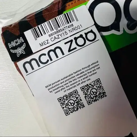 <새상품>MCM 반려동물 반다나 스카프 zoo컬렉션