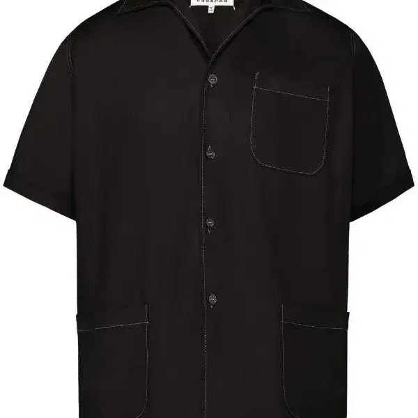 margiela rayon twill shirt  Black 50