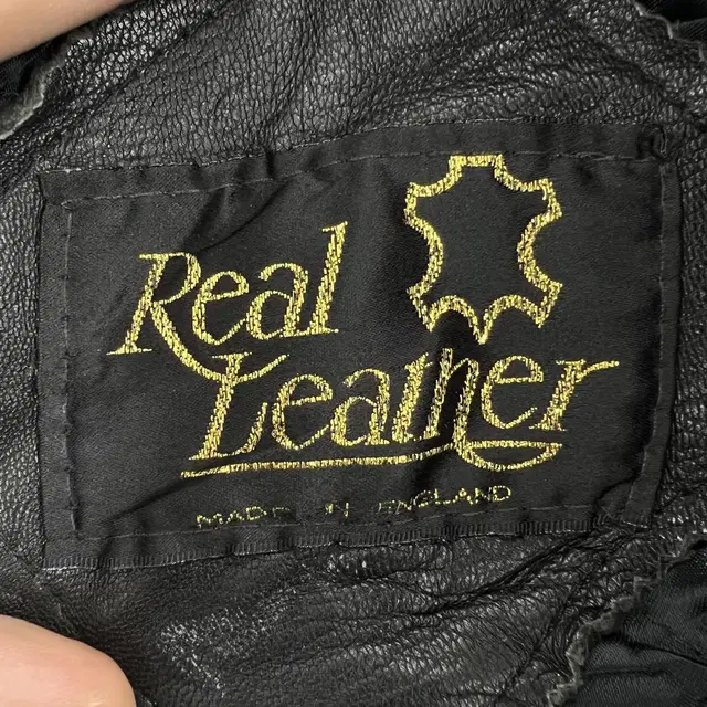 REAL LEATHER (Made in England) 자켓