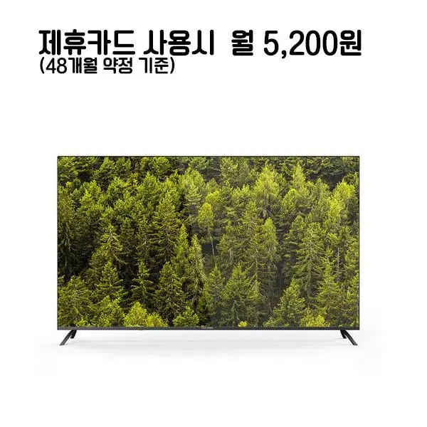 월30200원[렌탈]루컴즈 4K UHD 솔로앤 TV 65인치