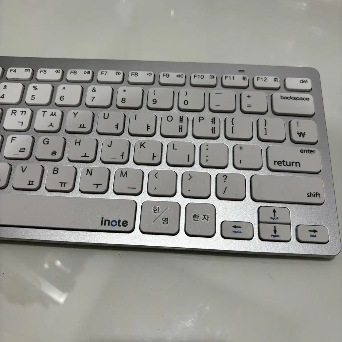 inote 아이노트 X-KEY 28BT 블루투스 키보드 화이트